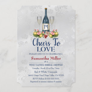 Weinkeller oder Winzerdusche Einladung