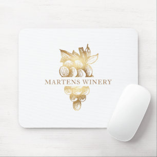 Weinkellerei Goldtrauben-Monogramm Mousepad