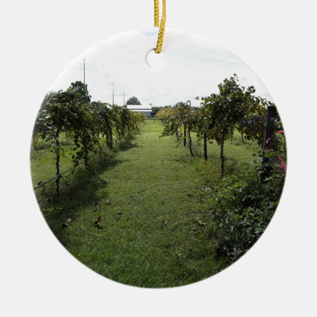 Weinkellerei Keramik Ornament (Vorne)