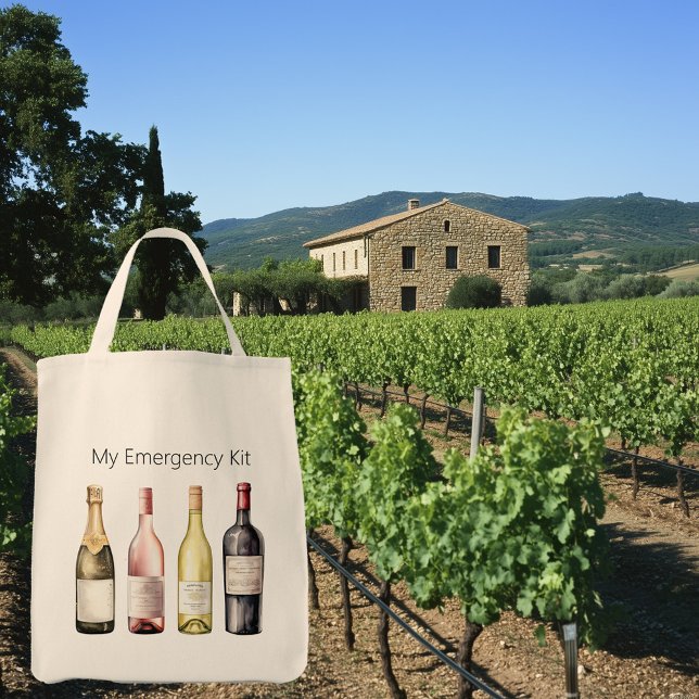 Weinkellerei Tote Beutel mit Funny Sprichwort Tragetasche (Personalized canvas wine tote bag with funny saying)