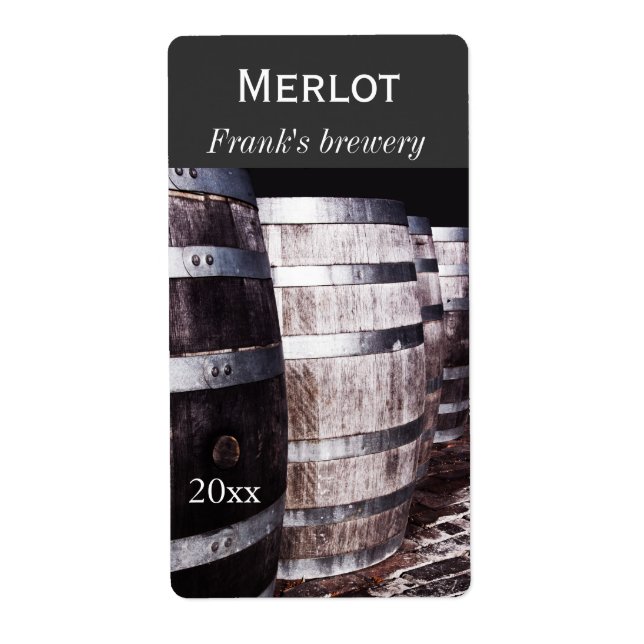 Weinkellereien Weinflasche (Vorne)