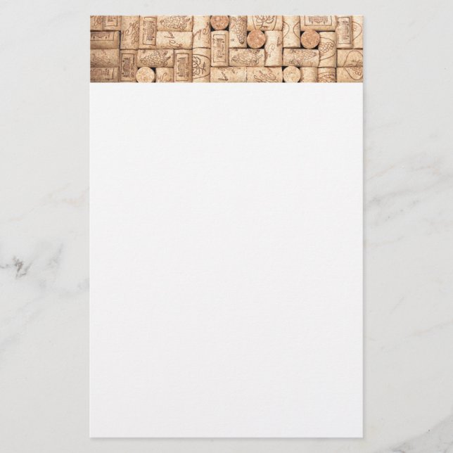 Weinkellergeschirr Briefpapier (Vorderseite)