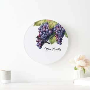 Weinland Große Wanduhr