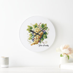 Weinland Große Wanduhr