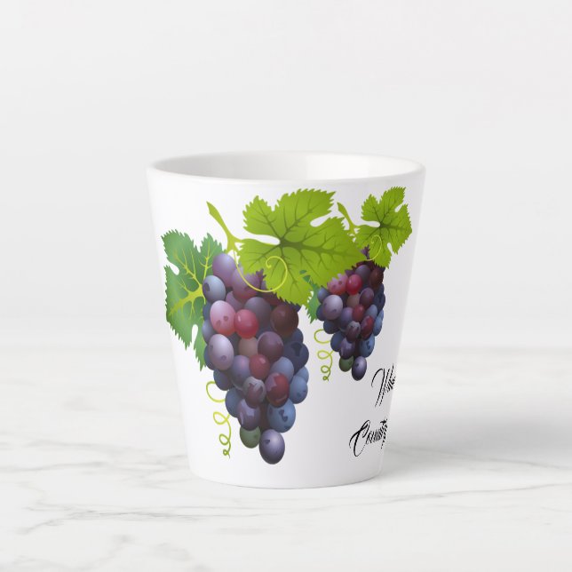 Weinland Latte Tasse (Vorderseite)