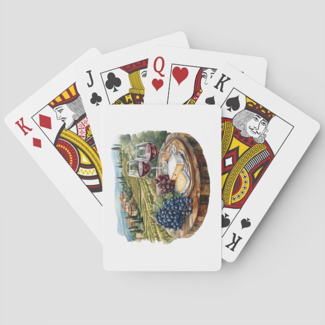 Weinland Spielkarten (Rückseite)