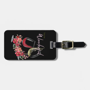 Weinliebhaber, essbar gepäckanhänger