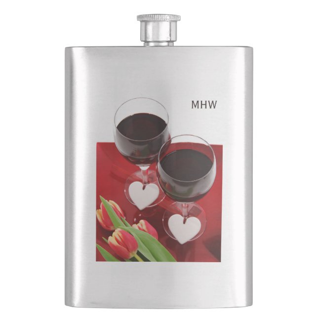 Weinliebhaber Flachmann (Vorderseite)