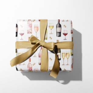 Weinliebhaber  geschenkpapier set