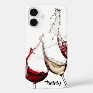 Weinliebhaber-Handyhülle – Rot, Weiß & Rosé iPhone 16 Hülle