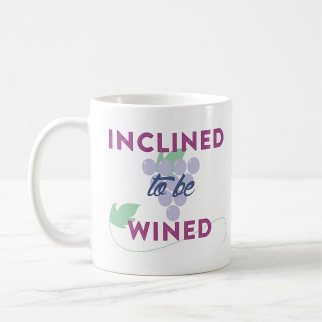 Weinliebhaber Kaffee Tasse (Links)