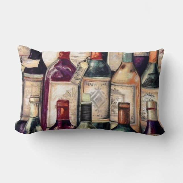 Weinliebhaber Pillow Lendenkissen (Vorderseite)