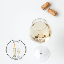 Weinliebhaber-Unterlage – Personalisierter Wein