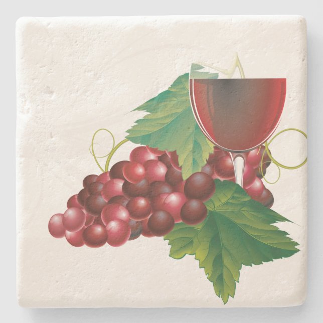 Weinliebhaber Untersetzer (Vorderseite)