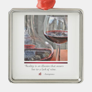 Weinliebhaberverzierung Ornament Aus Metall