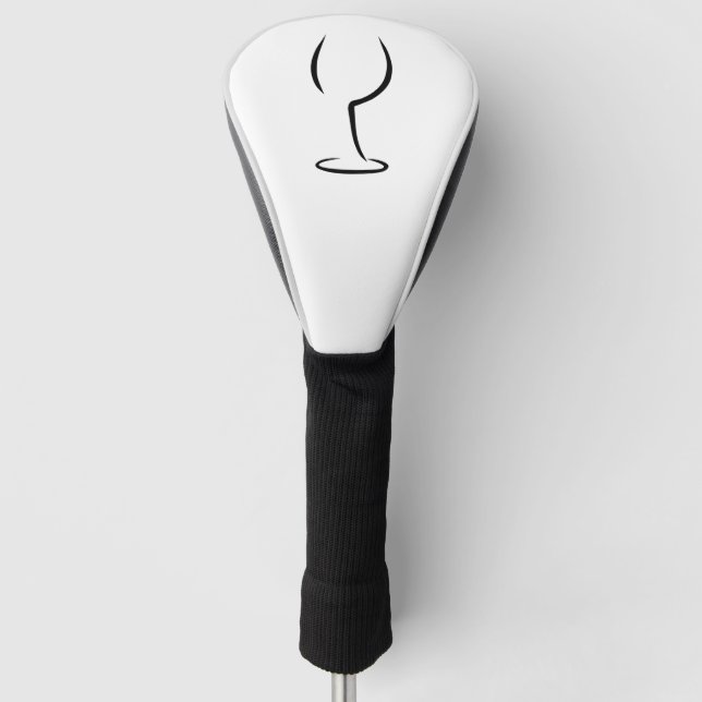 Weinlogo Golf Headcover (Vorderseite)
