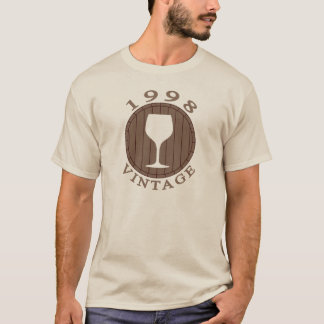 Weinlover Geburtstag 1998 Vintag T-Shirt