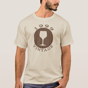 Weinlover Geburtstag 1999 Vintag T-Shirt