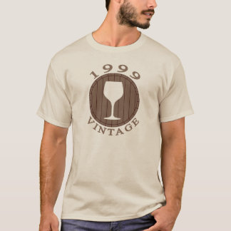 Weinlover Geburtstag 1999 Vintag T-Shirt