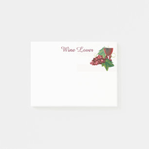 Weinlover - Nachhinweise Post-it Klebezettel