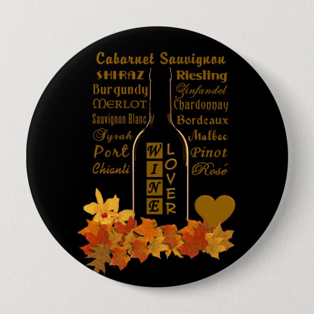 Weinlover-Taste, riesig Button (Vorderseite)