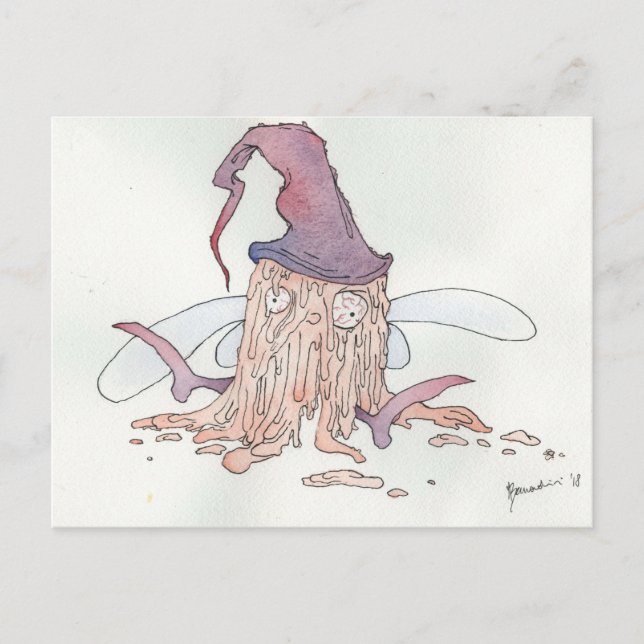 Weinmärchen - Raumtemperatur - waagerecht Postkarte (Vorderseite)