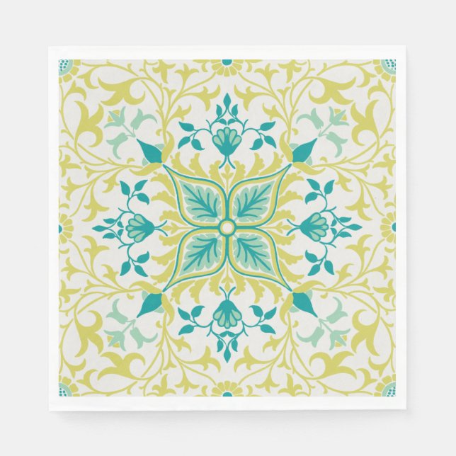 Weinmuster (von William Morris) Serviette (Vorderseite)