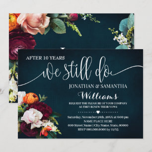 Weinnacht wir noch Hochzeitstag Einladung