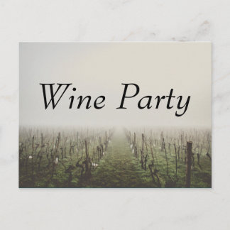 Weinparty Weinberg Individuelle Einladung