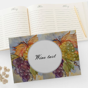 Weinprobe Gästebuch