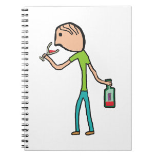 Weinprobe Notizblock