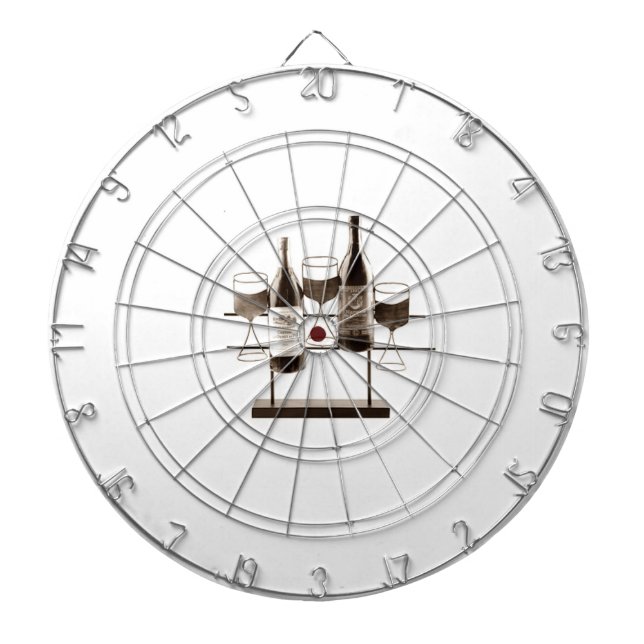 WEINRACK-DARTBOARD DARTSCHEIBE (vorne)