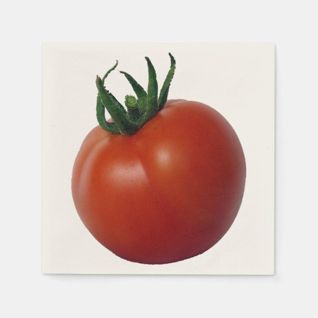 Weinrassige Tomaten Serviette (Vorderseite)