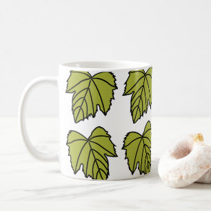 Weinrebe Grüne Blätter Reben Kaffeetasse