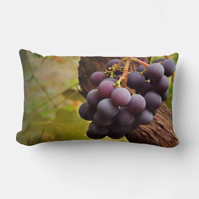 Weinrebeakzentkissen Lendenkissen (Vorderseite)