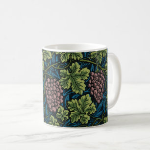 Weinreben mit Trauben rosa Trauben Kaffeetasse