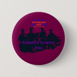 Weinroter Freiheitsverteidiger Button