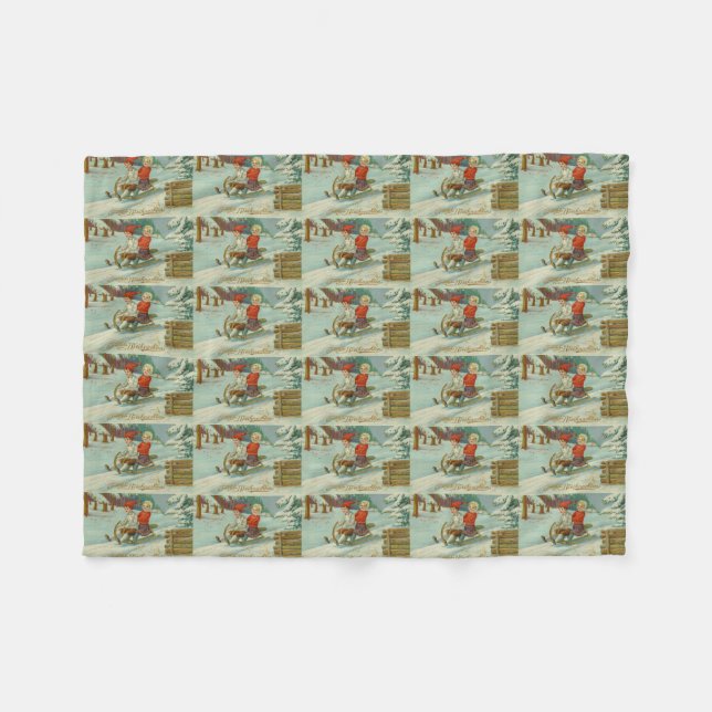 Weinroute Mendrisiotto Fleecedecke (Vorderseite (Horizontal))