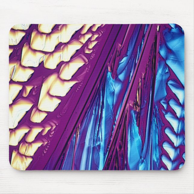 Weinsäure-Kristalle Mousepad (Vorne)