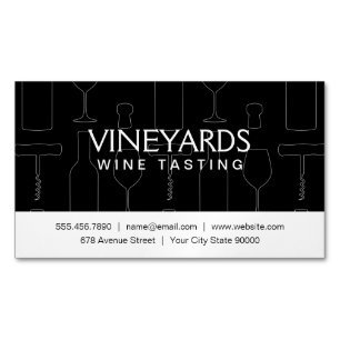 Weinset Geschäfts Karte