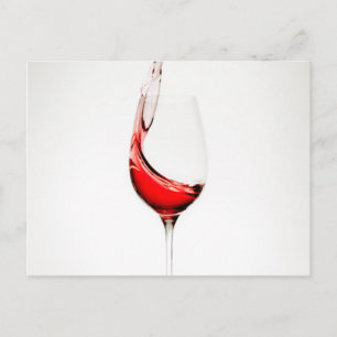 Weinspritze Postkarte