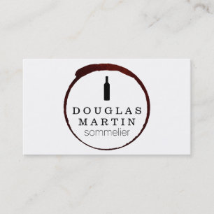 Weinstein   Rote Kunst Visitenkarte