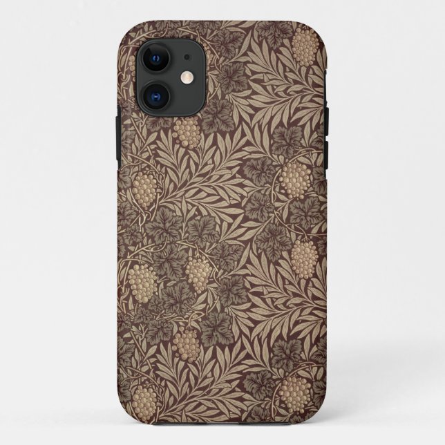 Weinstock-gemusterter Kasten iPhone4 Case-Mate iPhone Hülle (Rückseite)