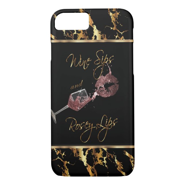 Weinstöcke und Roseweine - Rose Dusty Case-Mate iPhone Hülle (Rückseite)