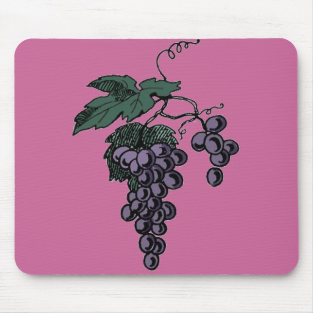 Weintrauben Mousepad (Vorne)