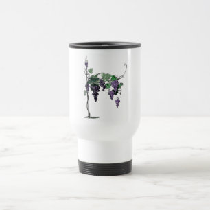 Weintrauben Reisen Mug Reisebecher