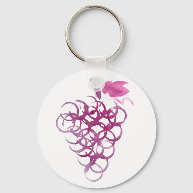 Weintrauben Schlüsselanhänger (Vorderseite)