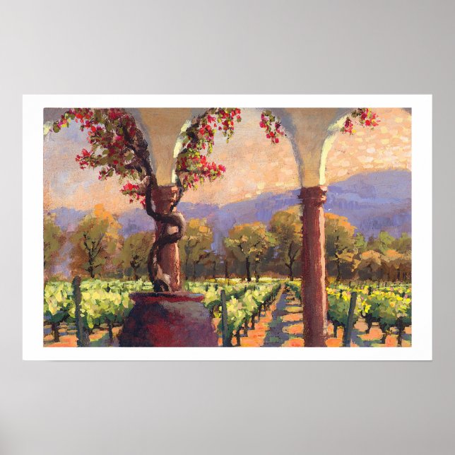 Weintraubendruck Poster (Vorne)