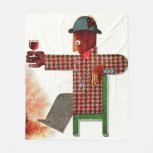 Weintrinker AKA oenophile Fleecedecke