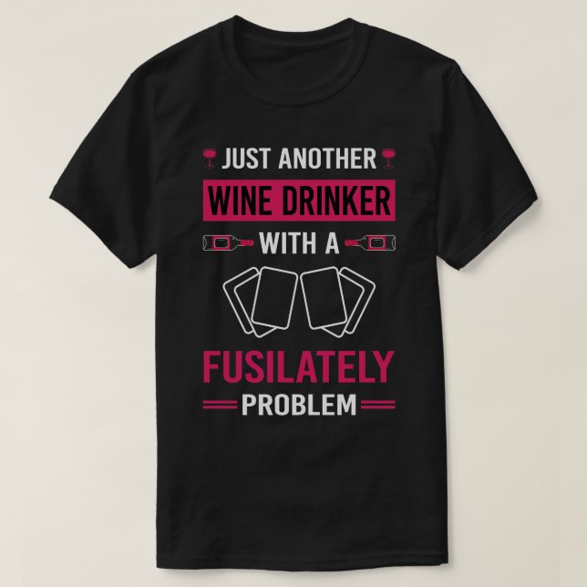 Weintrinker Fusilately T-Shirt (Design vorne)